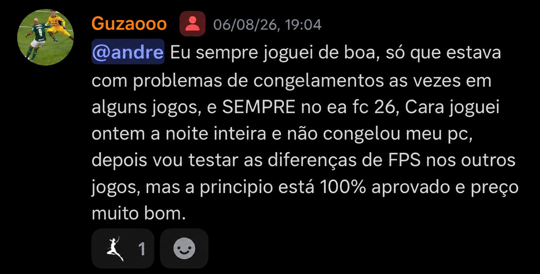 Feedback de Guzaooo